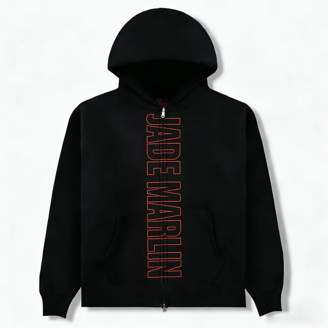 Noir Statement Hoodie by Jade Marlin