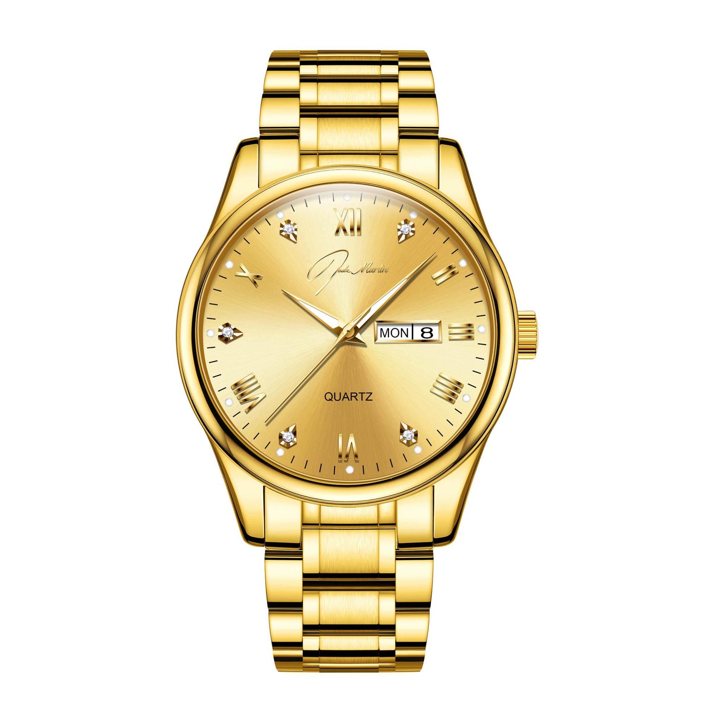 Jade Marlin Mens watch gold