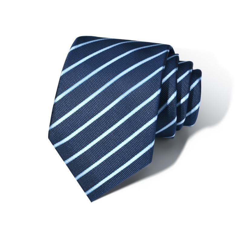 Blue Horizon Stripe Tie by Jade Marlin