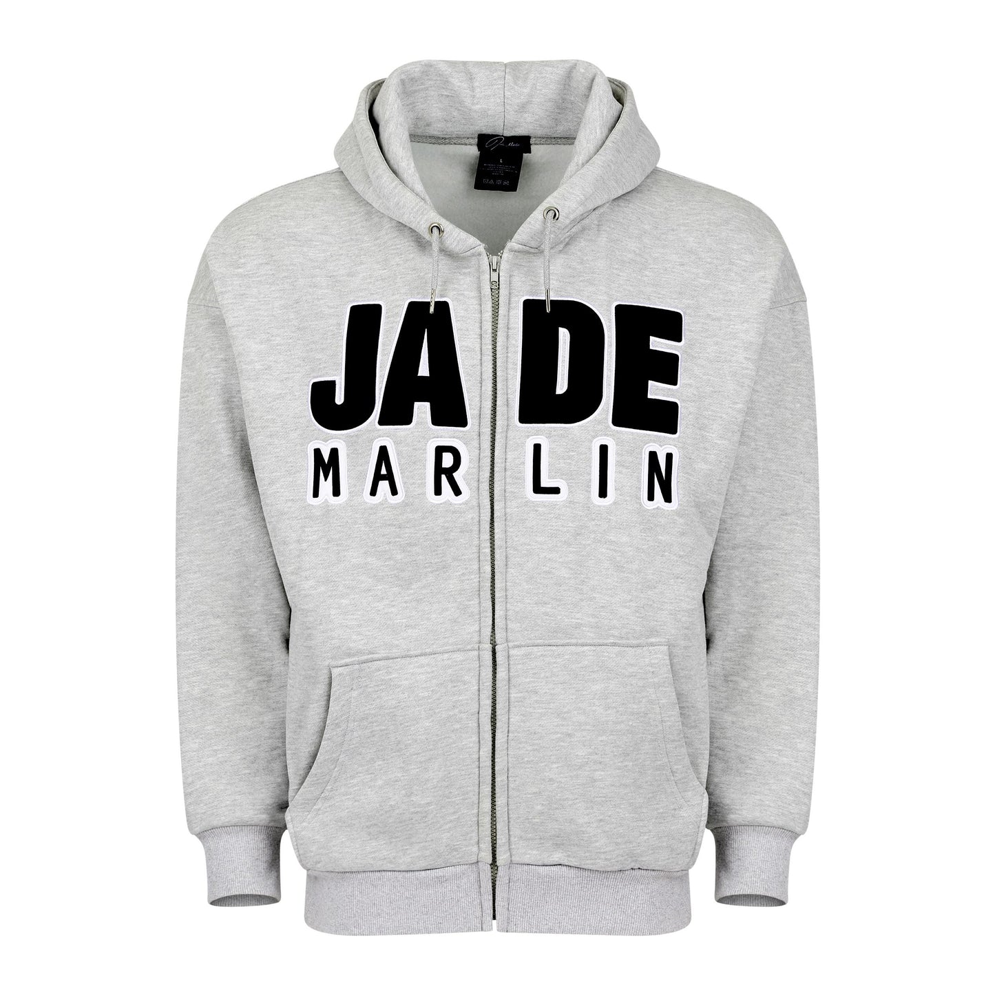 Jade Marlin Bold Logo Zip Hoodie