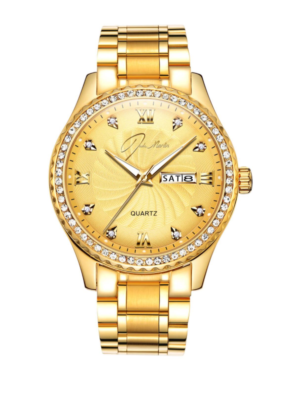 Jade Marlin Golden Elegance Watch