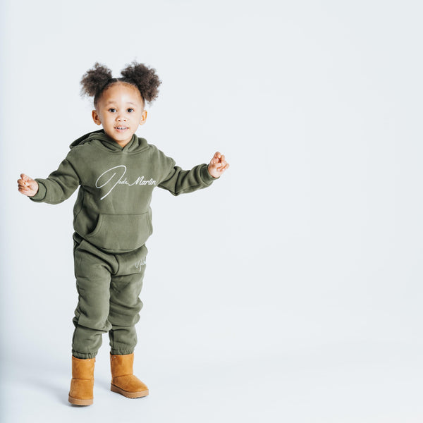 Jade Marlin Girls' Green Hoodie